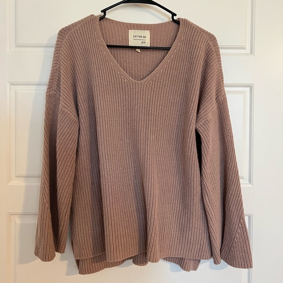 COTTON On Women’s Dusty Rose Sweater Size XS - Picture 1 of 6